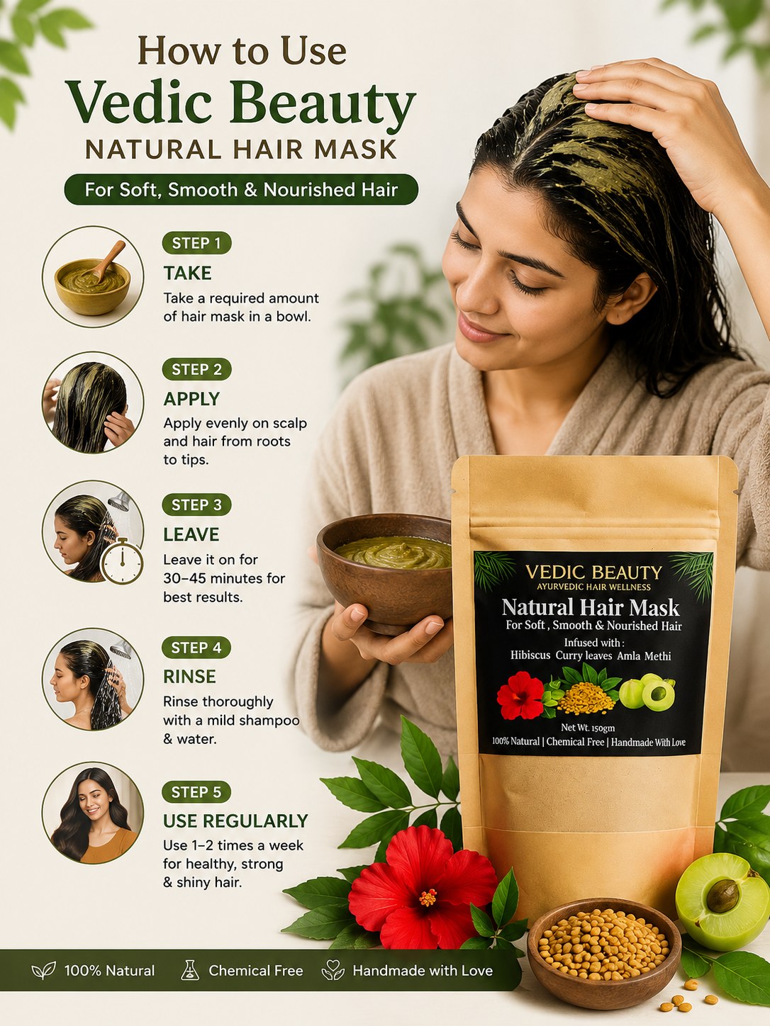 Hair Mask 150gm - Image 5