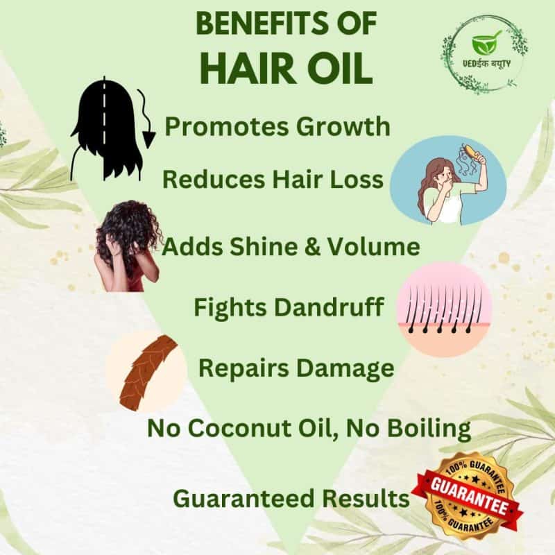 Herbal Hair Oil for Long and Thick Hair 100 ml - Image 6