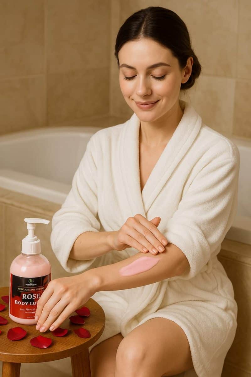 Rose Body Lotion (No more dryness) - Image 2