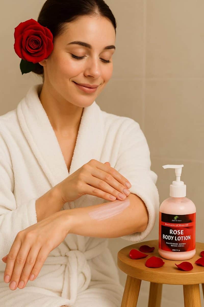 Rose Body Lotion (No more dryness) - Image 4