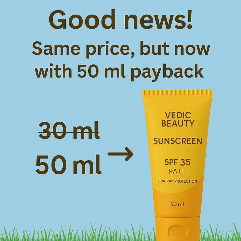 Vedic beauty sunscreen with SPF 30++ - Image 2