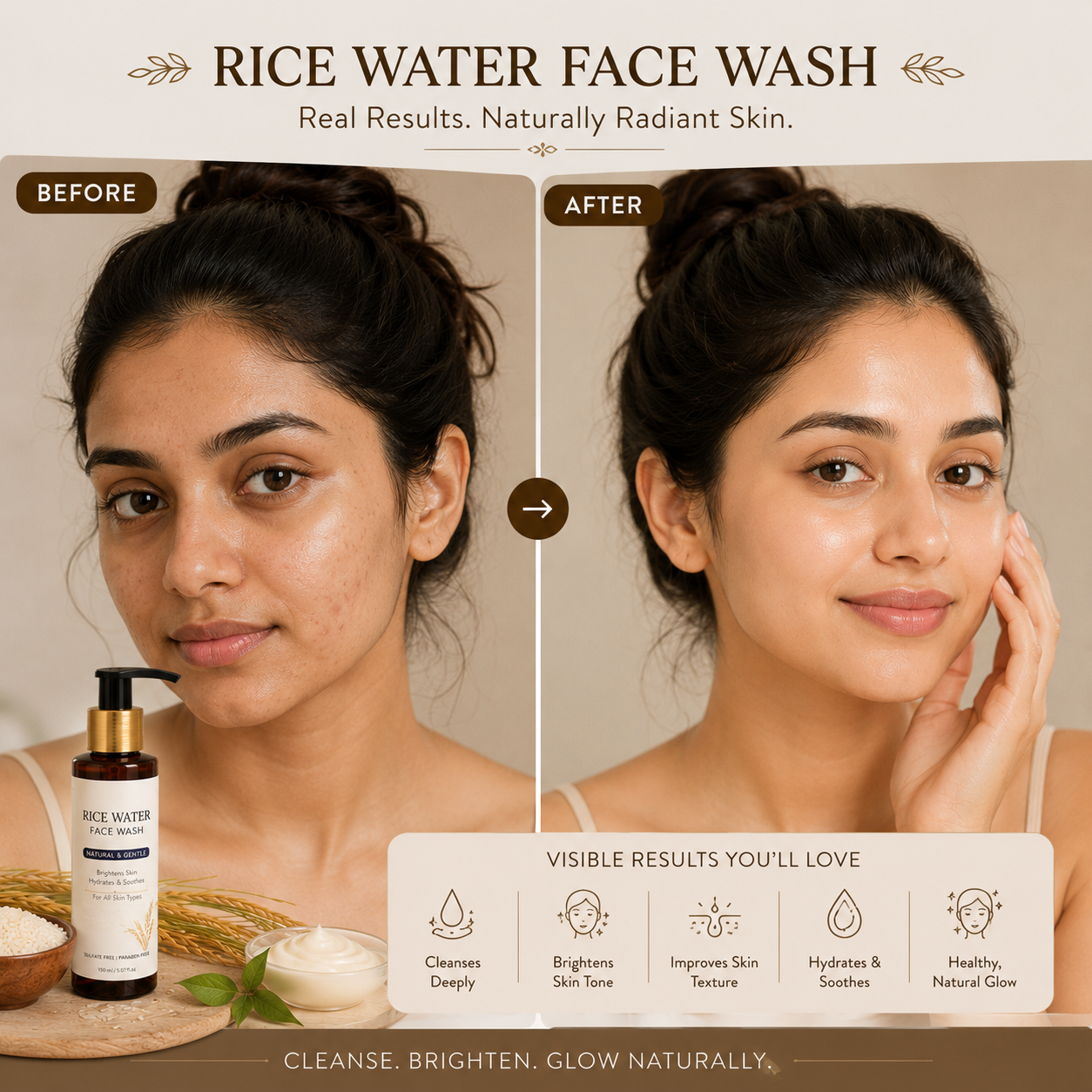 Rice water face wash - Image 5