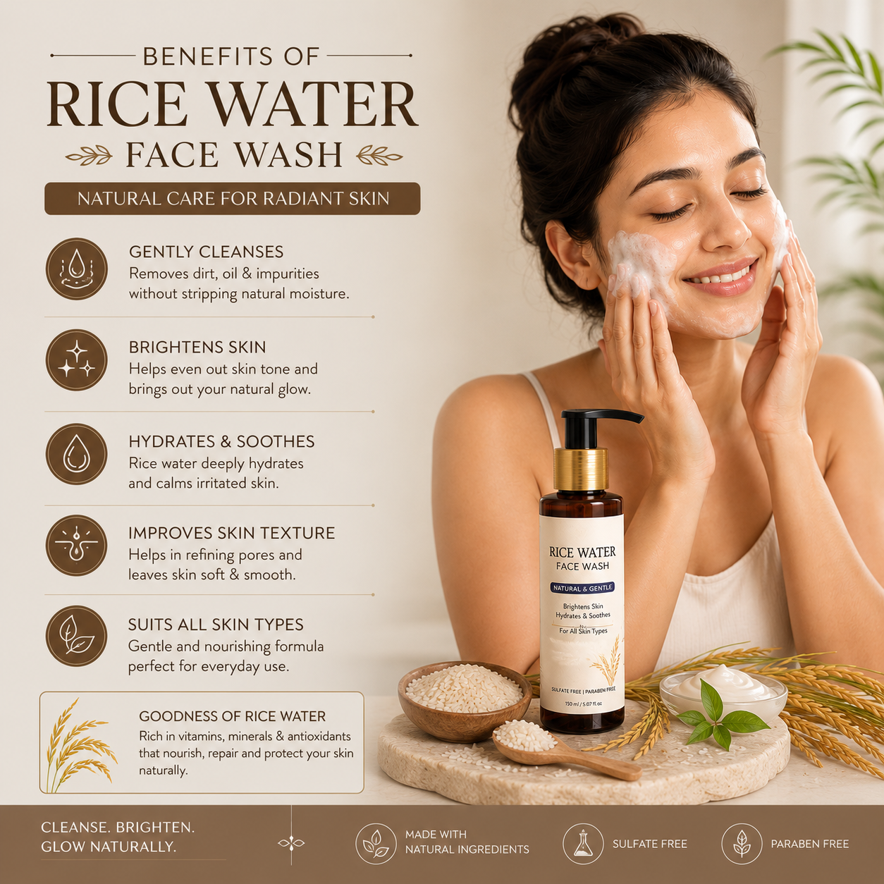 Rice water face wash - Image 4