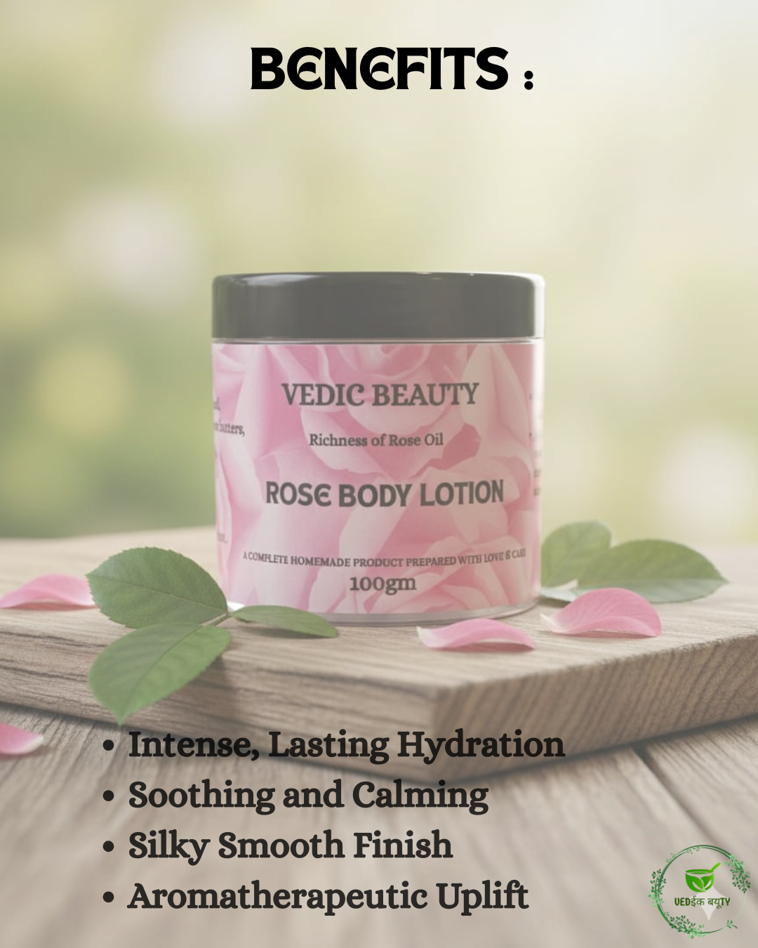 Rose Body Lotion (No more dryness) - Image 3