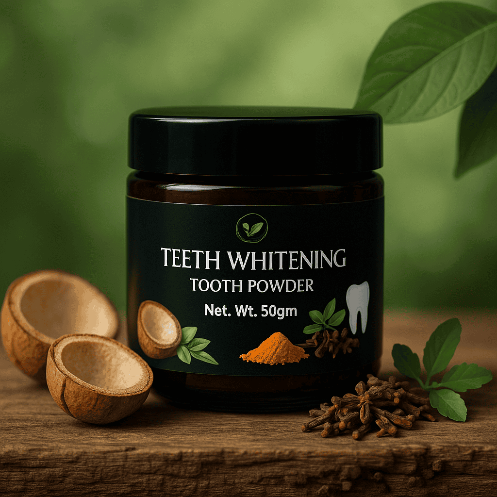 TEETH WHITENING TOOTH POWDER