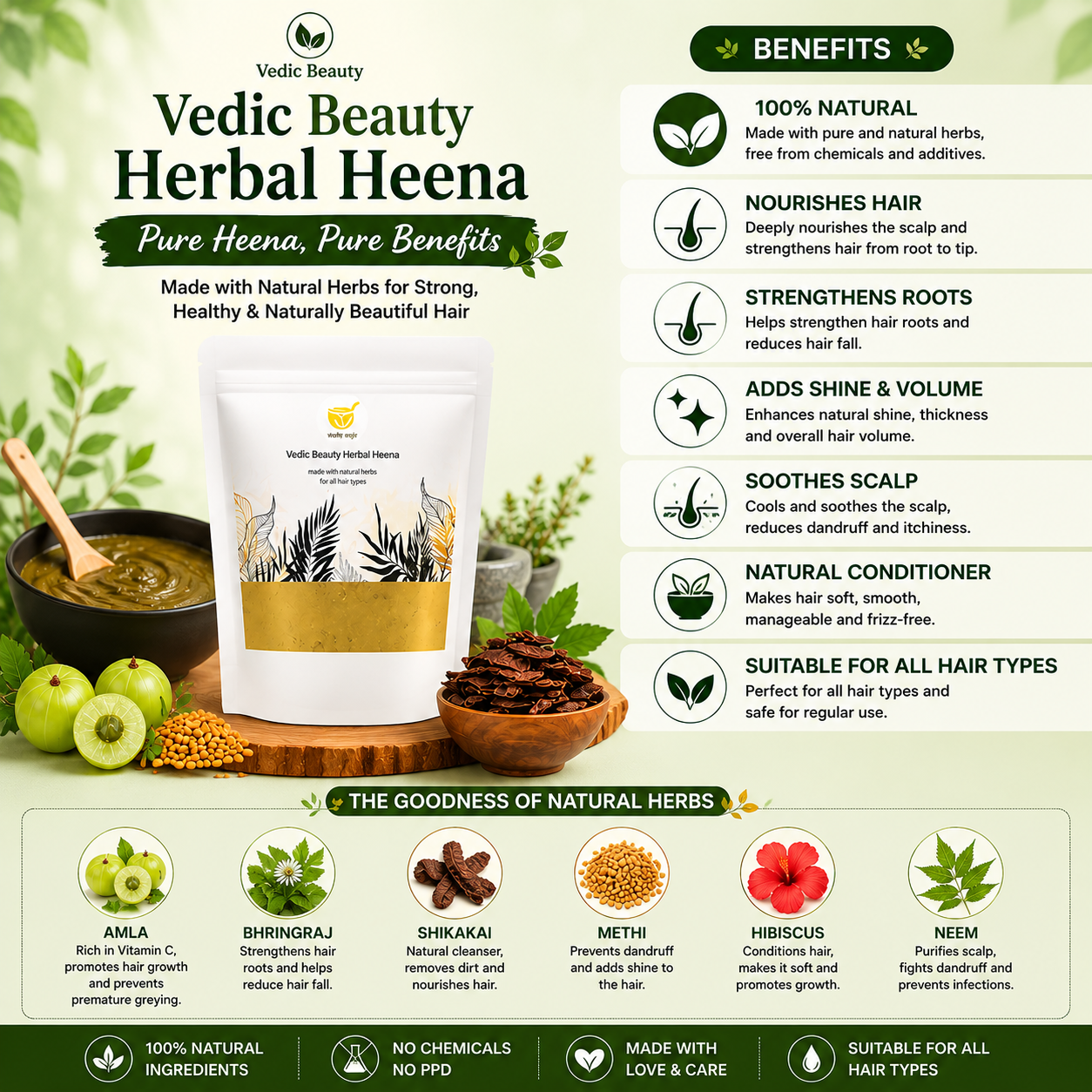 Herbal Heena 300gm - Image 4