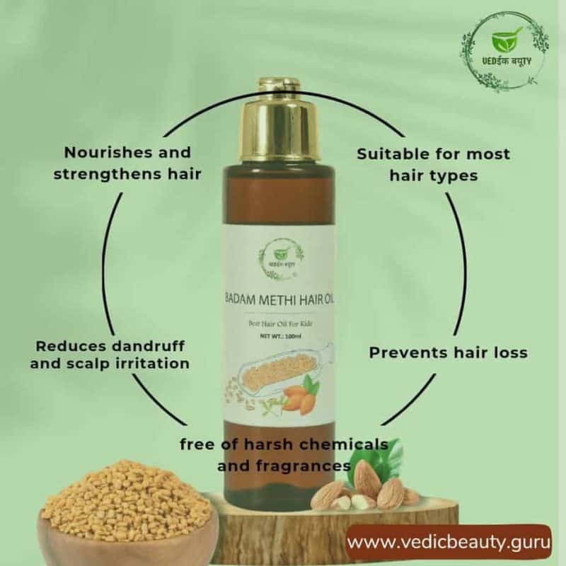 Badam-Methi Oil 100 ml - Image 2