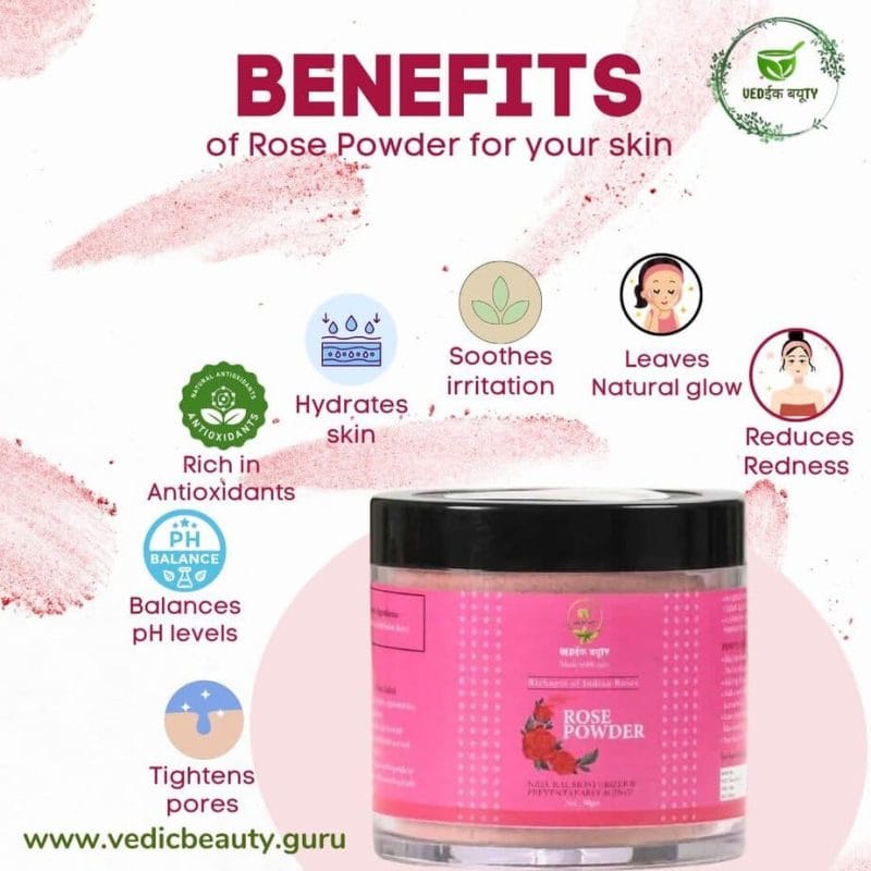 Dried Rose Powder 30gm - Image 3