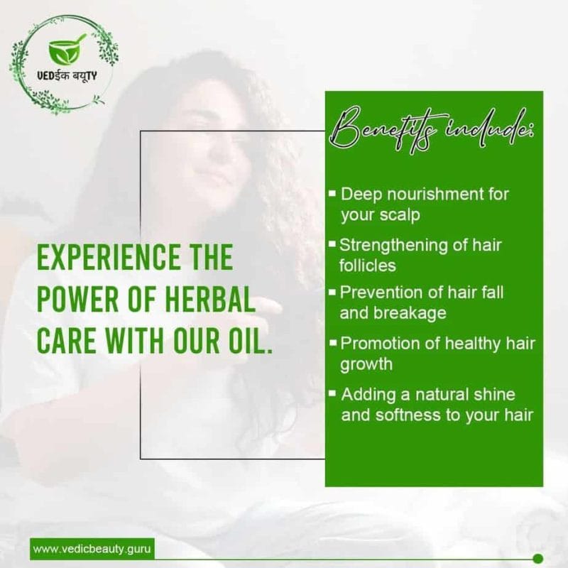 Herbal Hair Oil for Long and Thick Hair 100 ml - Image 5