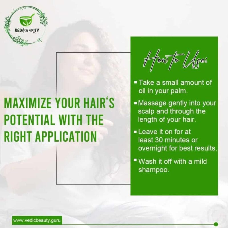 Herbal Hair Oil for Long and Thick Hair 100 ml - Image 4