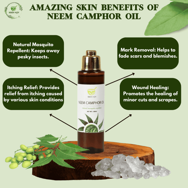 Neem Camphor oil 100ml - Image 3