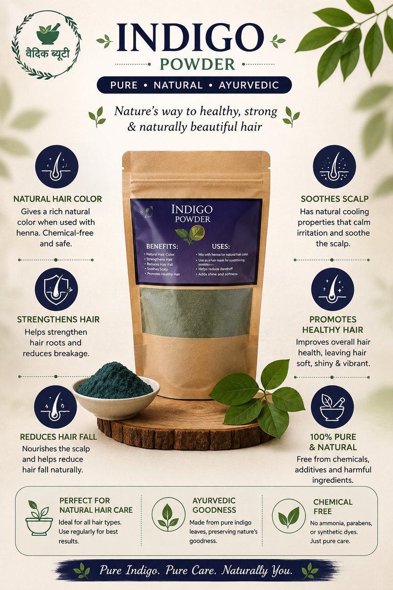 INDIGO POWDER 100 gm - Image 2
