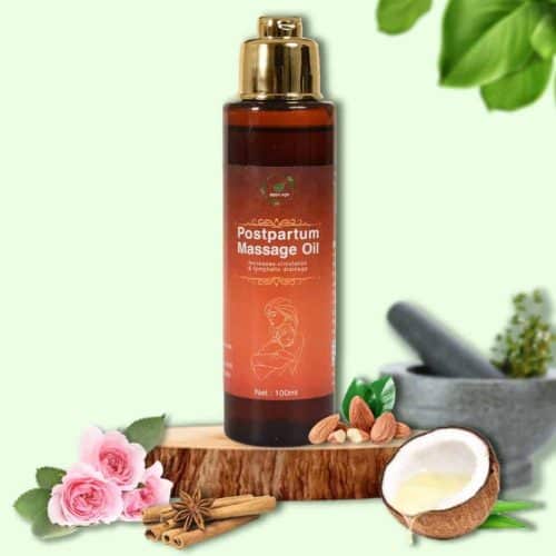 Postpartum massage oil // japa oil