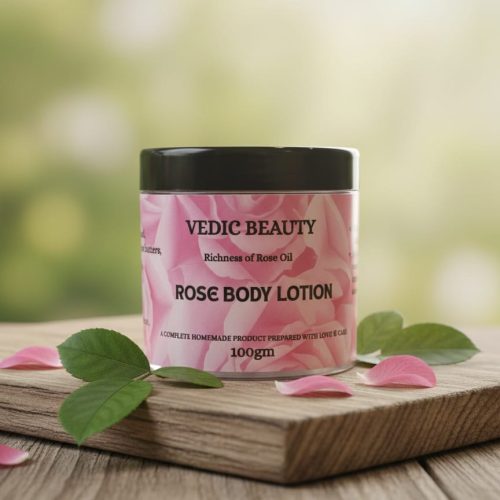 Rose Body Lotion (No more dryness)