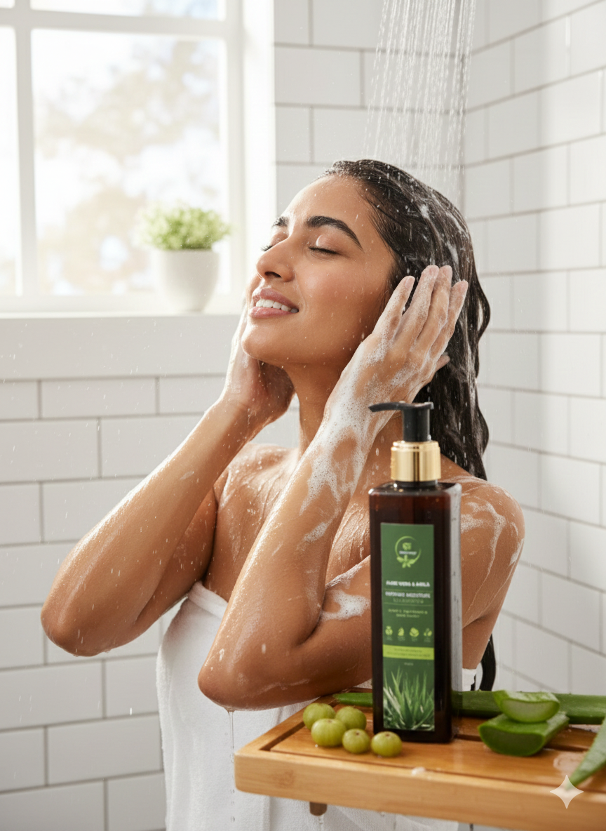 AWLA & ALOEVERA SHAMPOO 200gm - Image 2