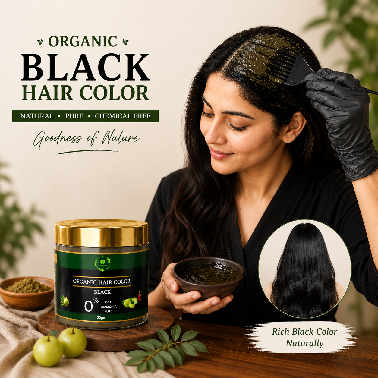 ORGANIC HAIR COLOR 50gm - Image 3