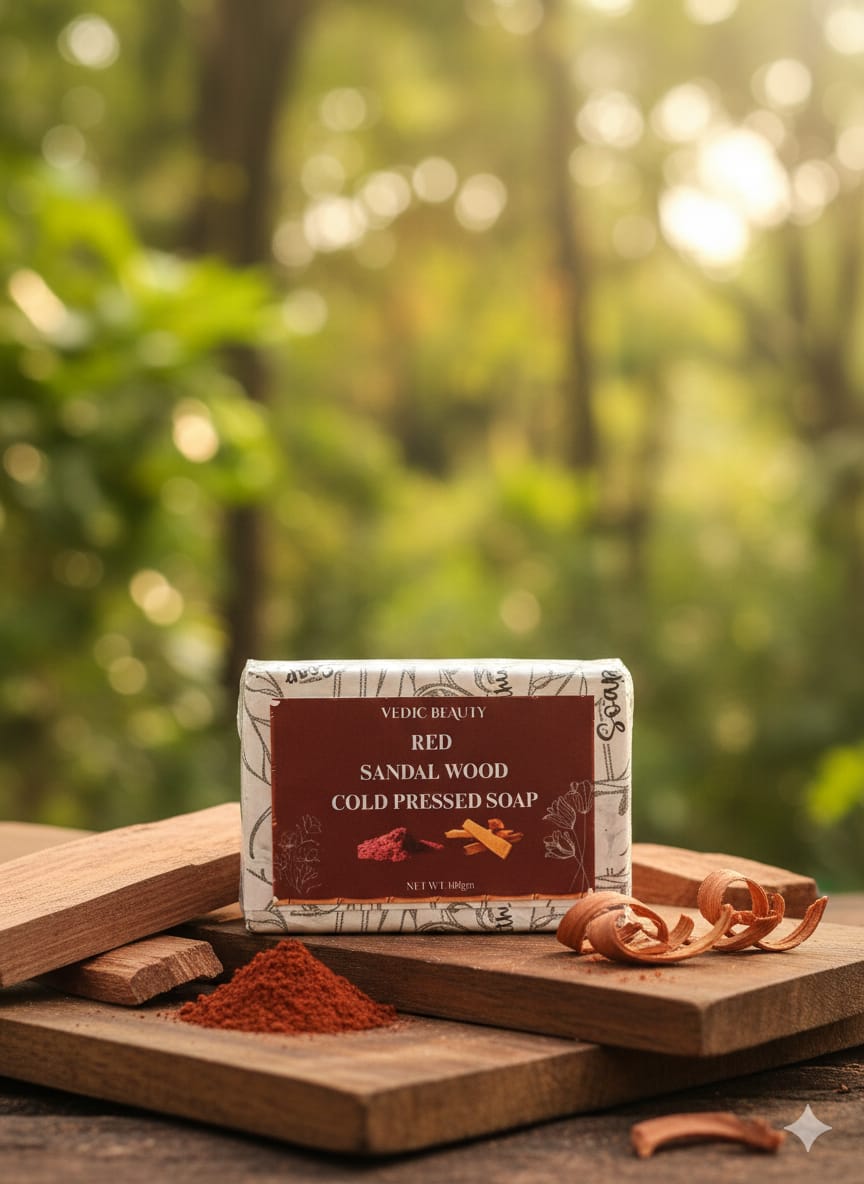 RED SANDAL WOOD SOAP