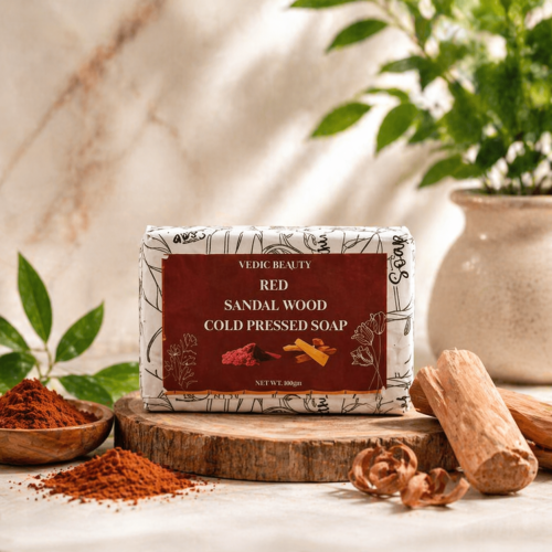 RED SANDAL WOOD SOAP