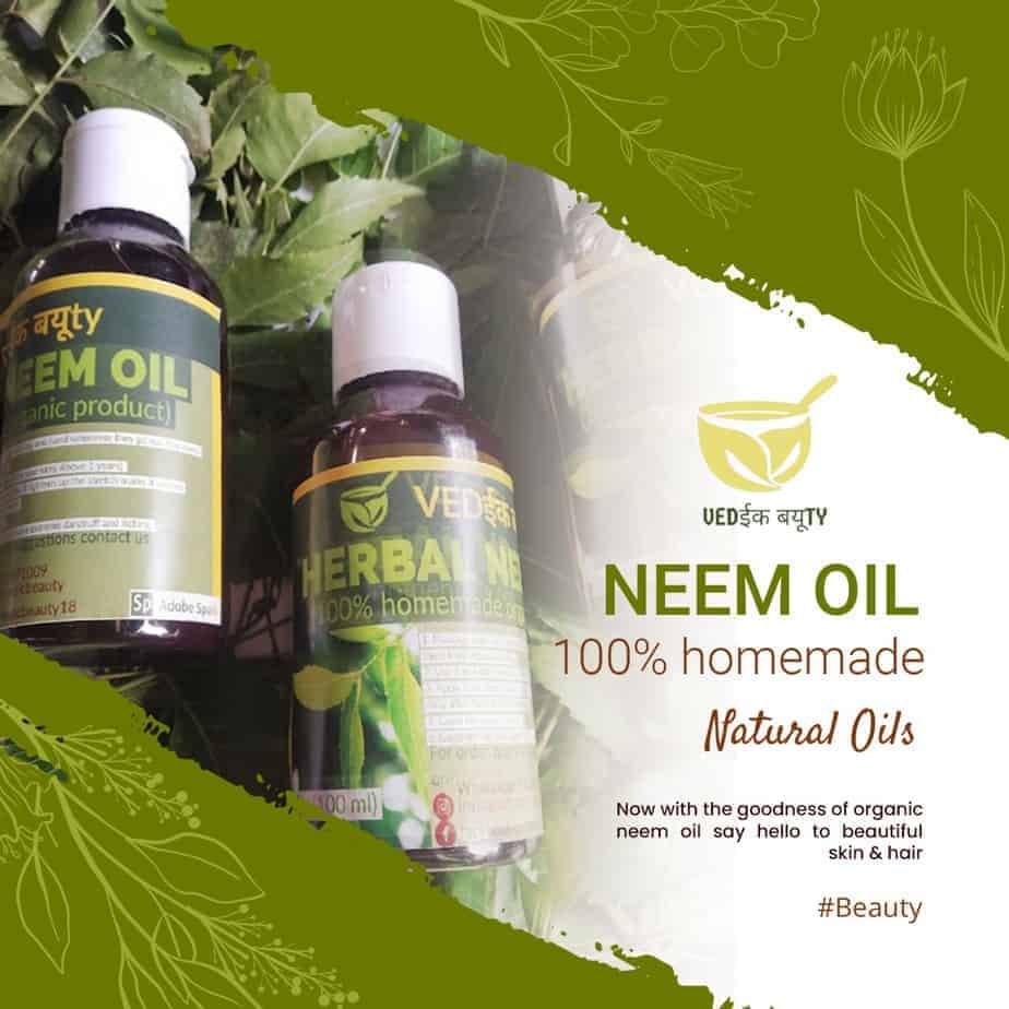 Neem Camphor Oil | Vedic Beauty Herbal Store