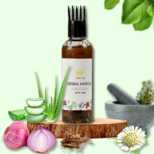 herbal hair oil for long and thick hair