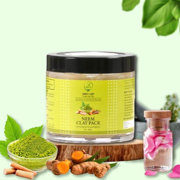 neem clay pack | multani mitti for pimples